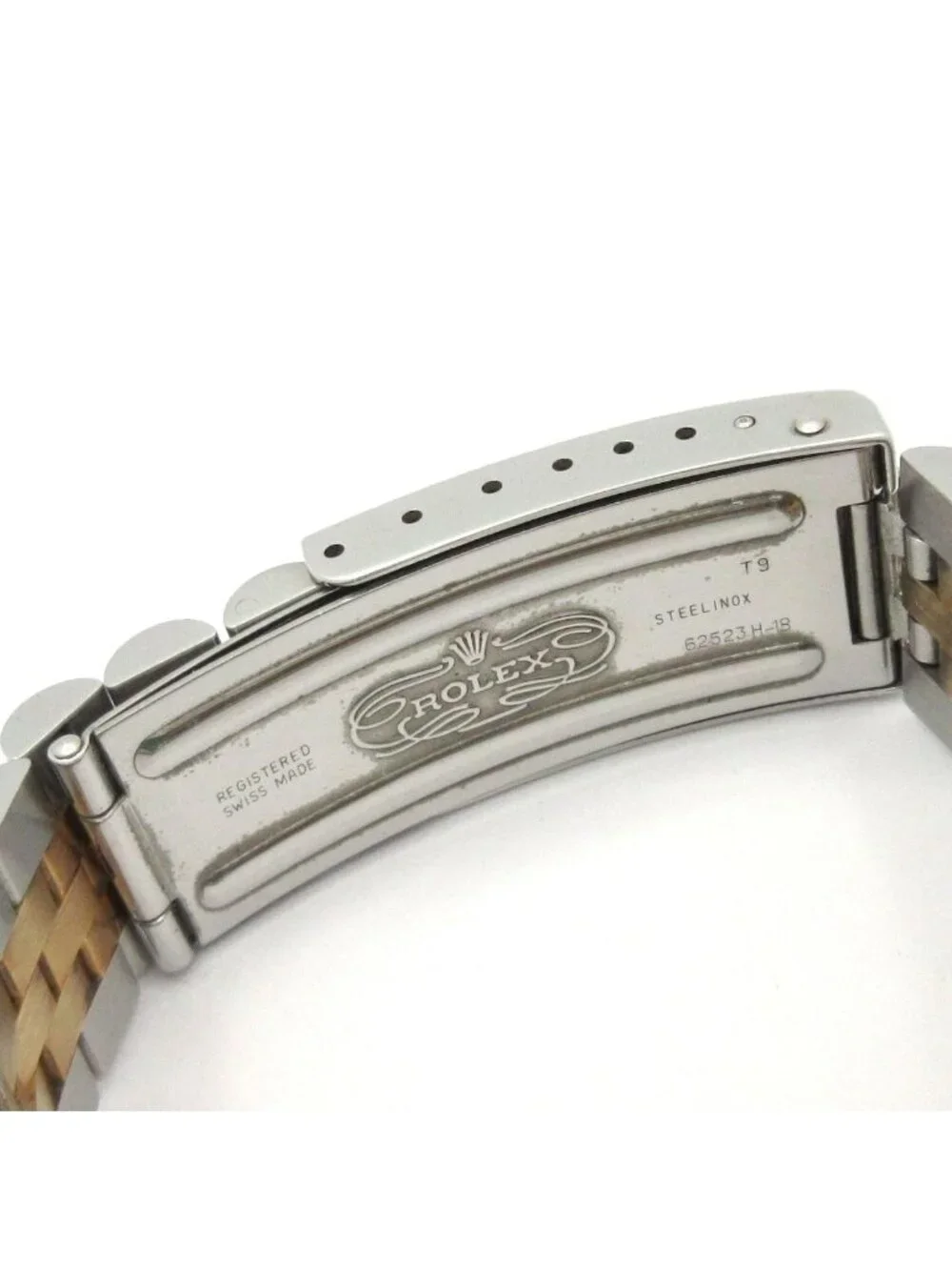 Rolex Watch Datejust 18k Yellow Gold SS Mosaic Dial Jubilee Bracelet Full Frame